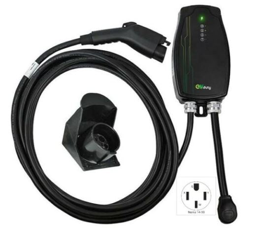 EVduty-50 (40A) portable electric vehicle charging station NEMA 14-50P Elmec - Online exclusive