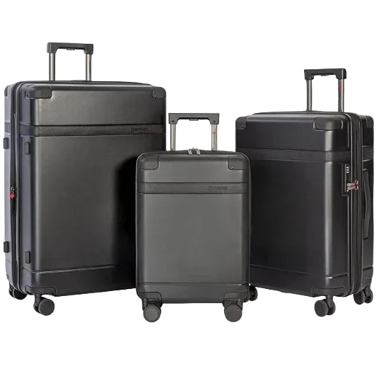 Set of 3 expandable hard-shell luggage - Travelway