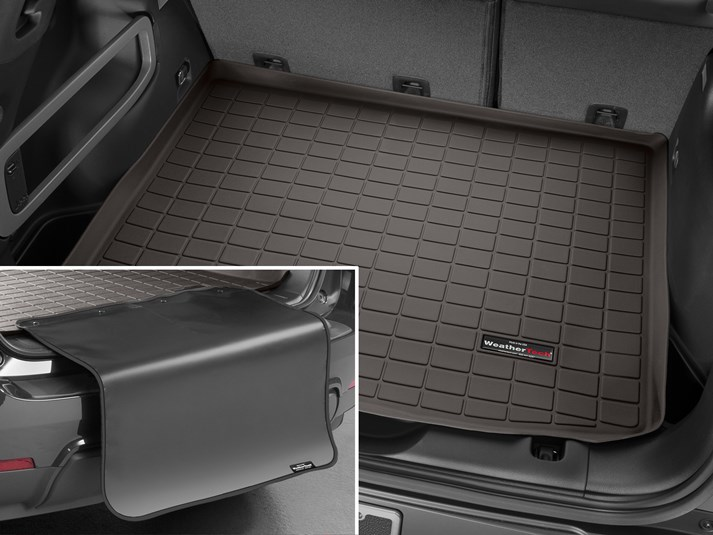 Trunk mats with bumper protector Cargo/Trunk Liner WeatherTech - Audi A4  2012