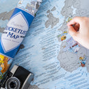 Carte du Monde à gratter Bucketlist