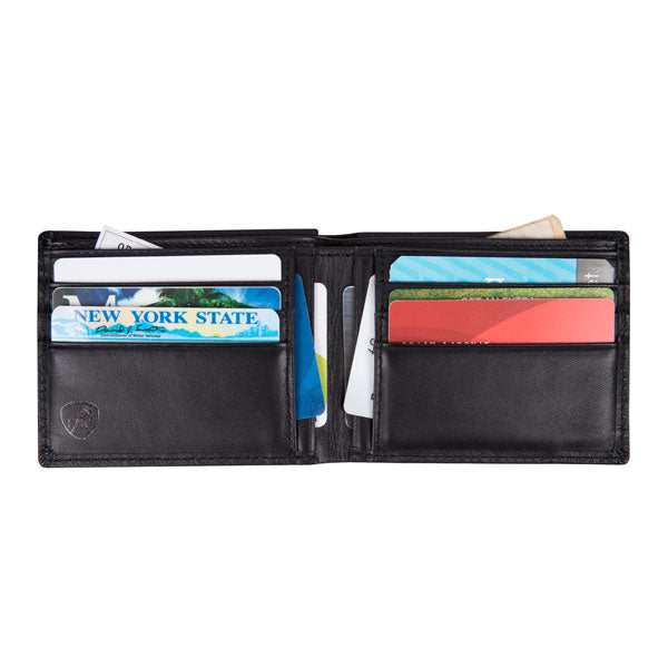 Anti-RFID leather wallet