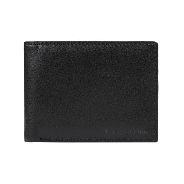 Anti-RFID leather wallet