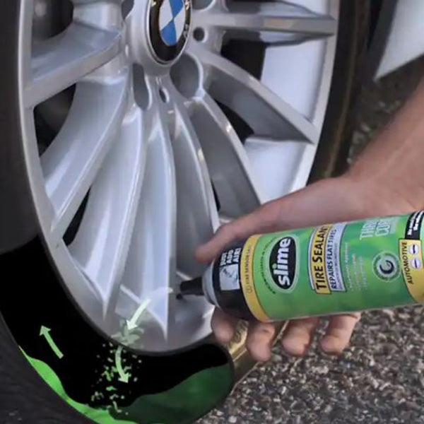 Flat tire repair sealant Thru Core Slime - Online exclusive