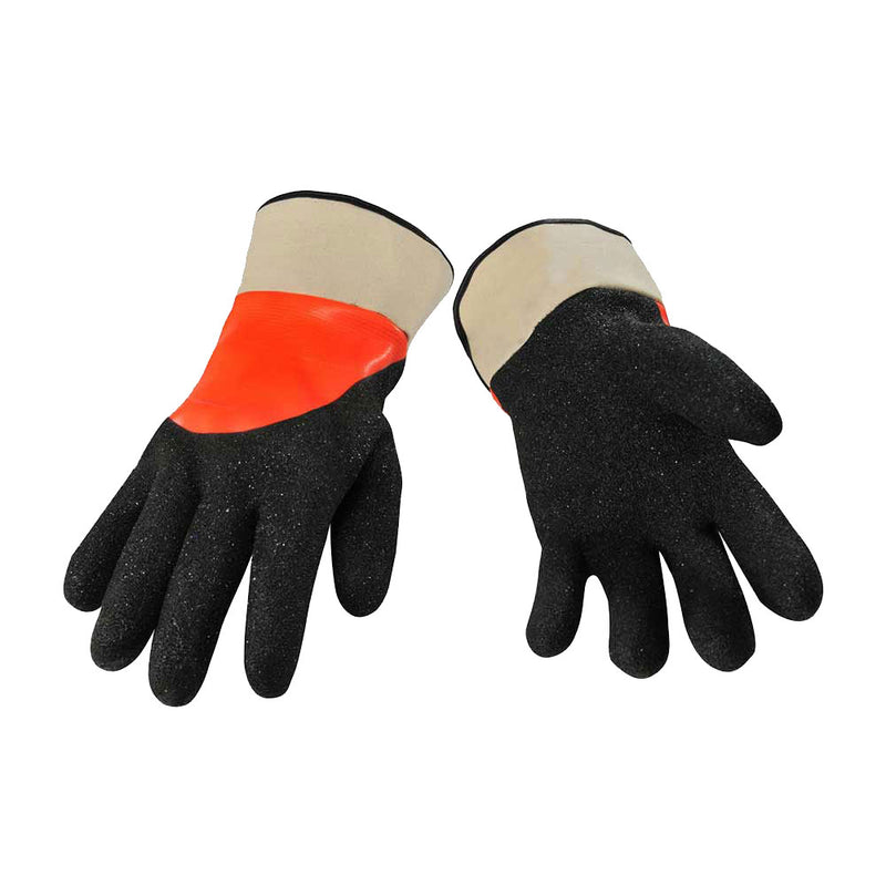 Non-slip PVC gloves
