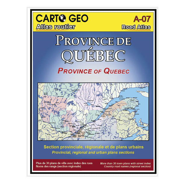 Province of Quebec road atlas 