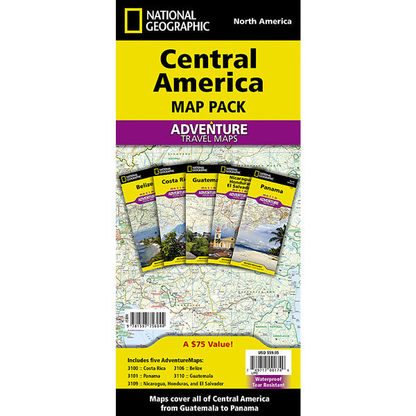 Cartes Amérique centrale Pack Adventure