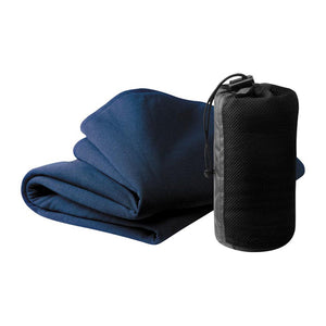 Drap De Sac De Couchage Coolmax Cocoon CMM35 - Forme Sarcophage, Bleu Marine, Léger Et Respirant