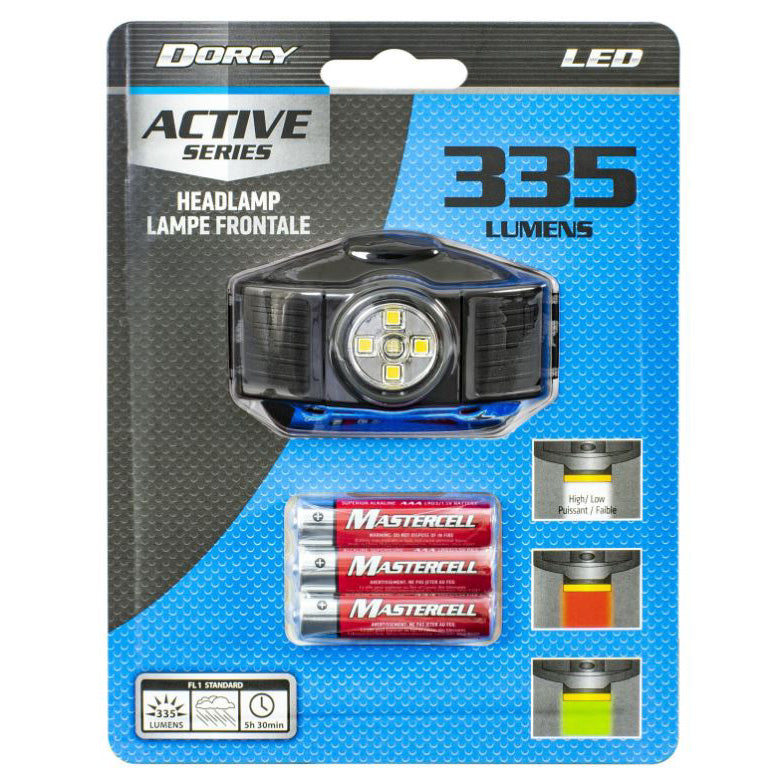 Life Gear 335 lumens headlamp - Dorcy