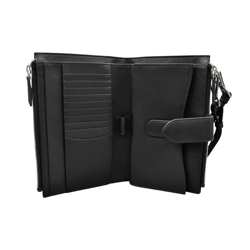 Anti-RFID phone wallet shoulder bag crossbody