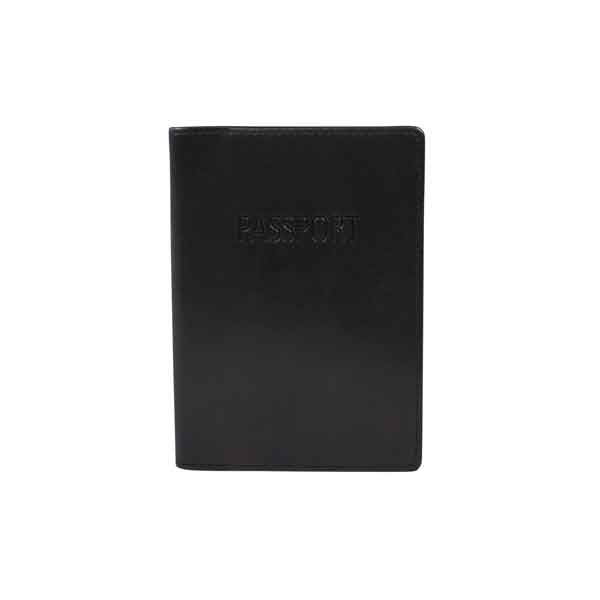 RFID leather passport holder