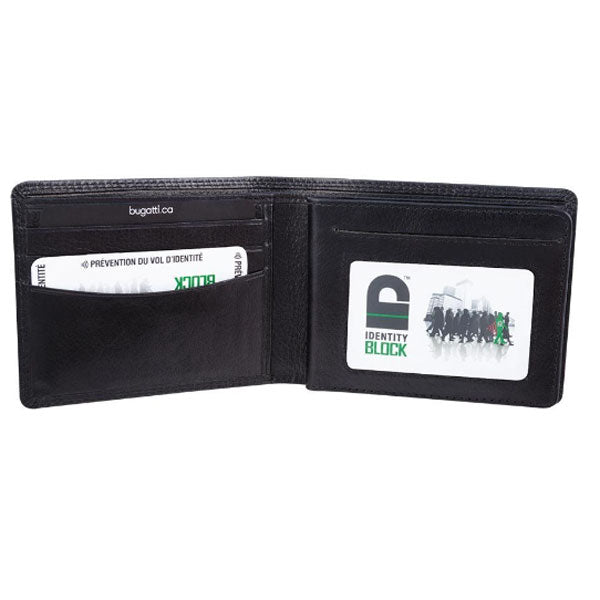 RFID men's leather wallet