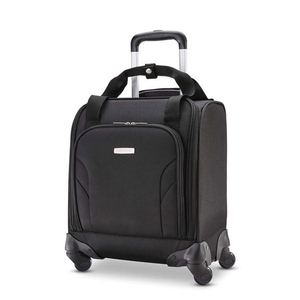 Small suitcase with USB port underseater spinner