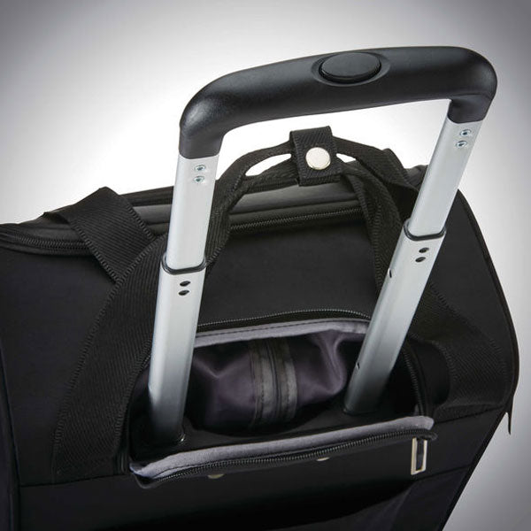 Small suitcase with USB port underseater spinner