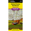 Carte États-Unis Nord-Est Adventure