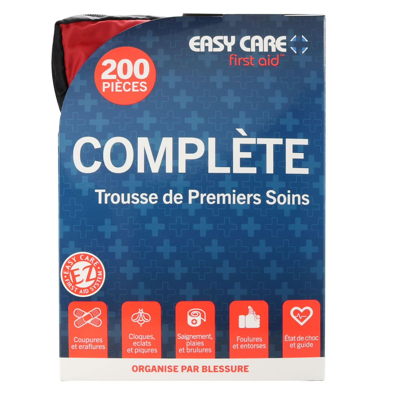 Trousse de premiers soins complète (200 pièces) de Easy Care - Exclusif en ligne