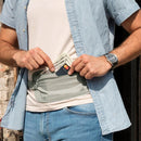 Discreet anti-RFID waist pouch