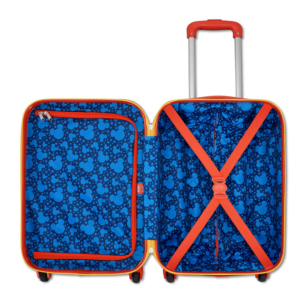 Carry-on 22in for kids with strap and divider panel - American