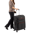 Valise moyenne souple 25 pouces Indigo Lite extensible