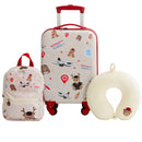Junior Collection 18-inch hard shell  shock resistant cabin luggage set for children