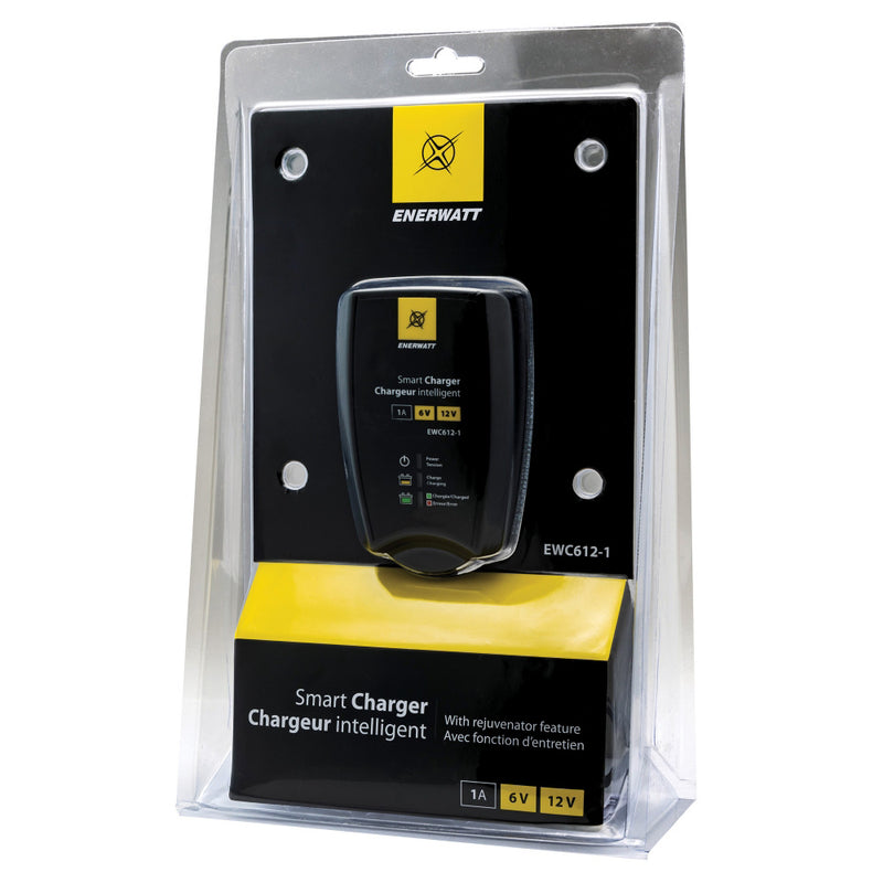 6/12V 1A Smart charger Enerwatt - Online exclusive