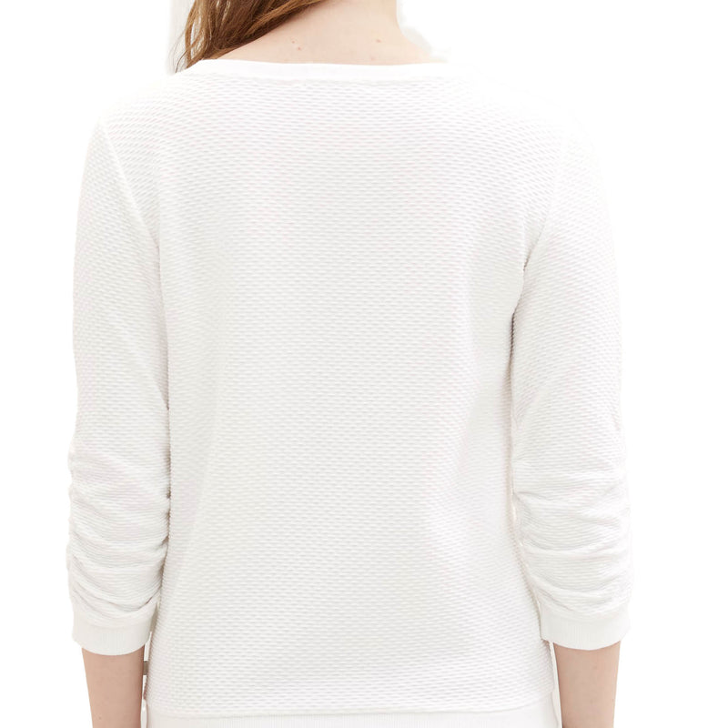 Chandail à col rond pour femme Tom Tailor