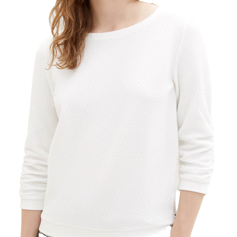 Chandail à col rond pour femme Tom Tailor