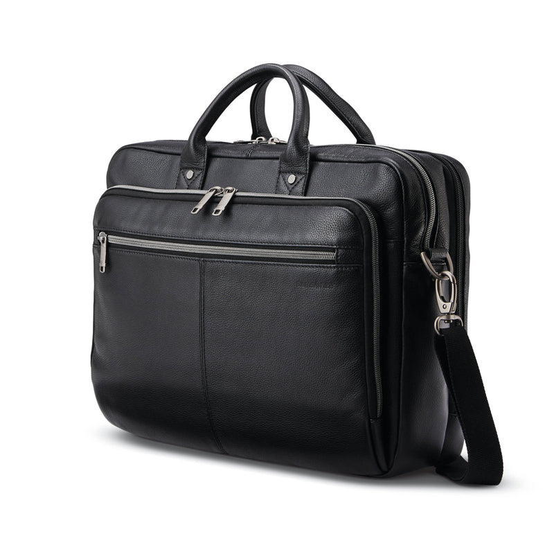 Mallette toploader Classic en cuir Samsonite - Exclusif en ligne