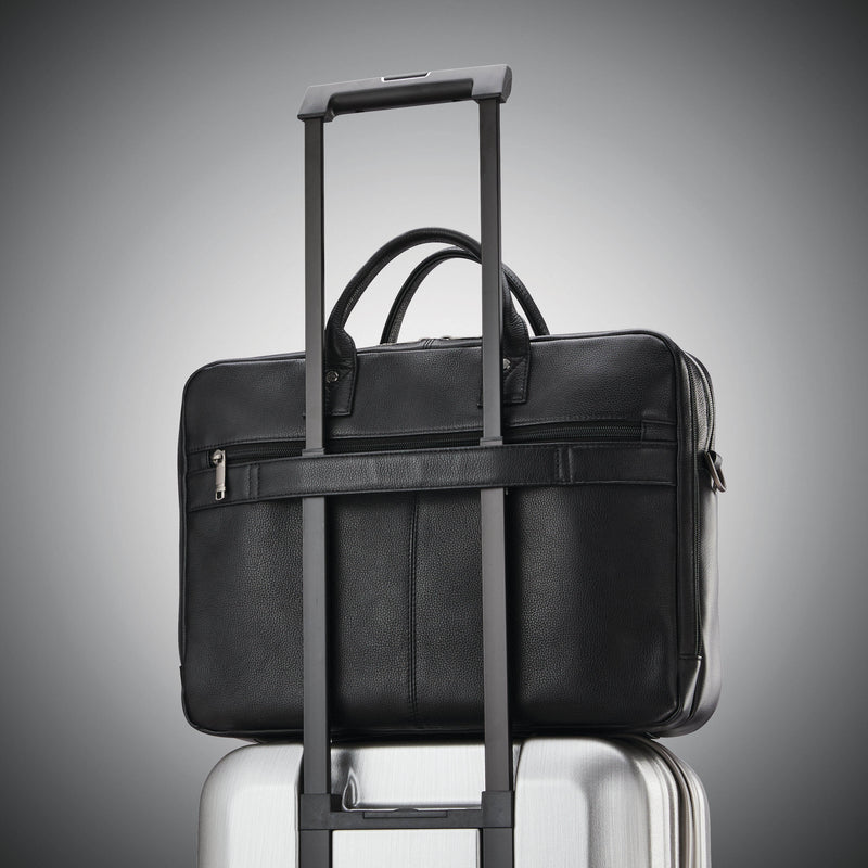 Mallette toploader Classic en cuir Samsonite - Exclusif en ligne