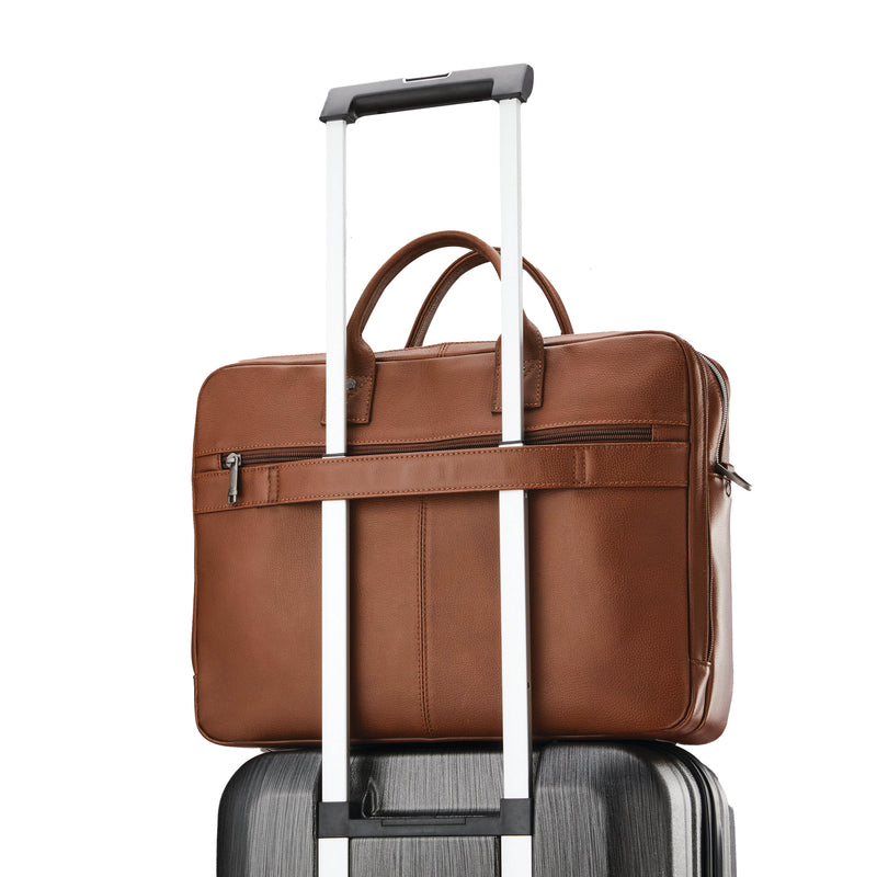 Mallette toploader Classic en cuir Samsonite - Exclusif en ligne