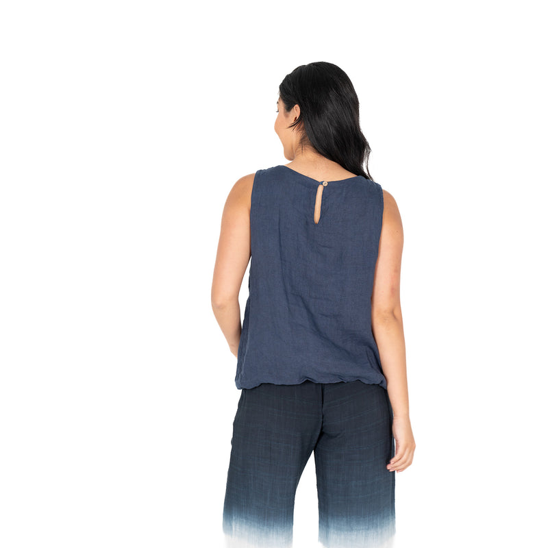 M Italy linen tank top