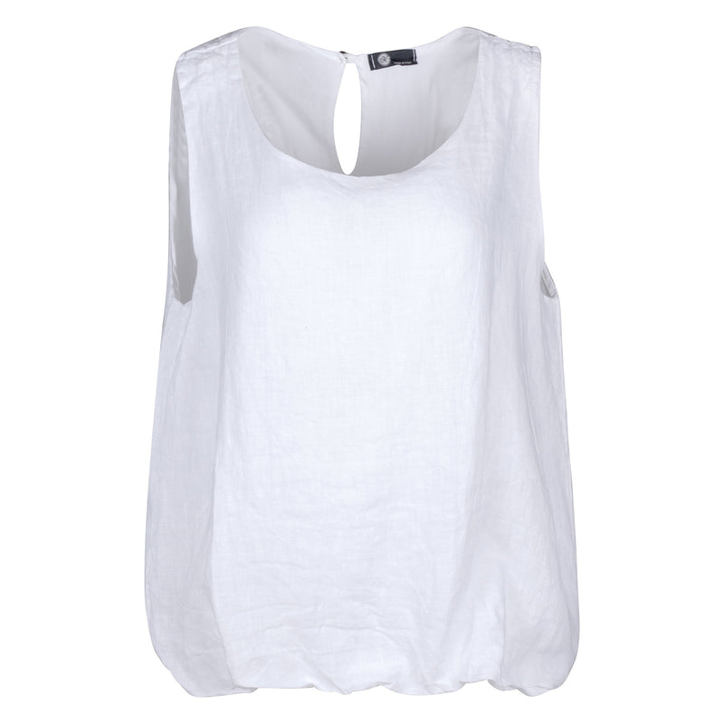 M Italy linen tank top