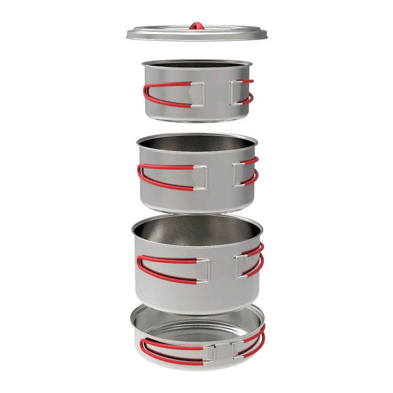 Batterie de cuisine en acier inoxydable - 5 pièces - Caughlan- Exclusif en ligne