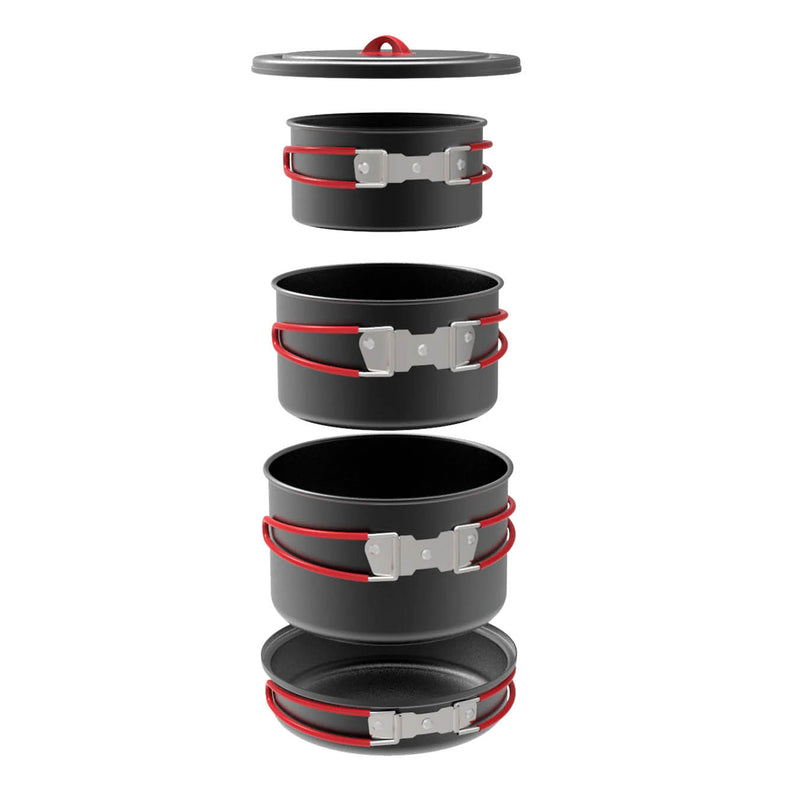 Batterie de cuisine à anodisation dure  - 5 pièces - Coghlan- Exclusif en ligne