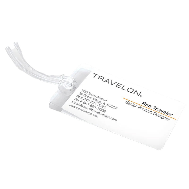 Travelon Set of 3 self-laminating luggage tags