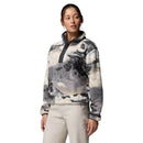 Columbia women's Helvetia II printed cropped half snap fleece pullover