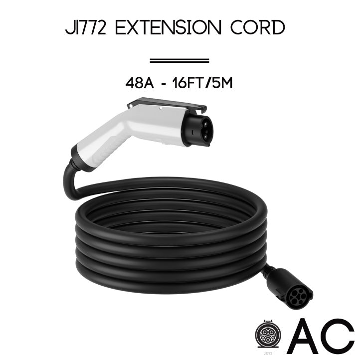 J1772 16ft/5m extension cord 48A A2Z - Online exclusive