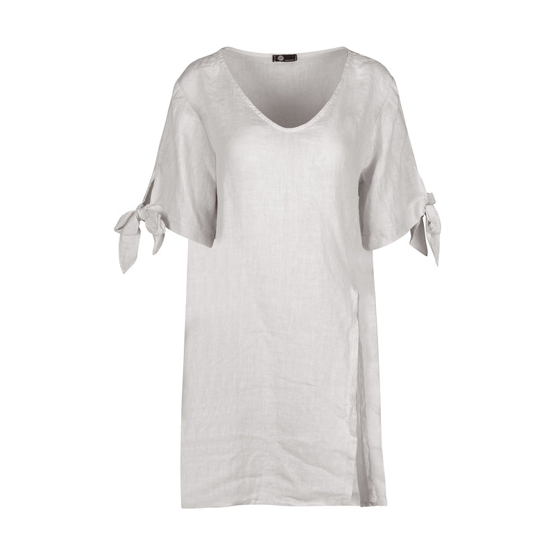 M Italy linen 3/4 sleeves tunic