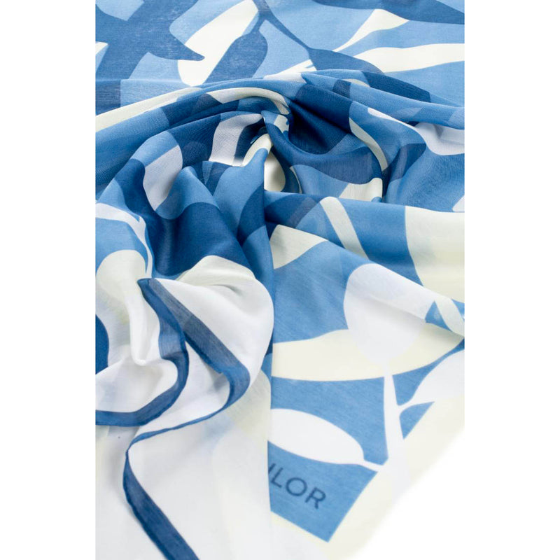 Tom Tailor blue multicolor scarf