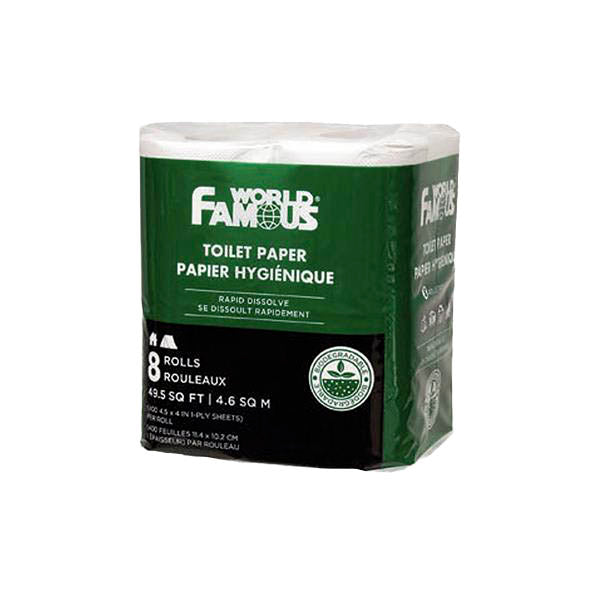World Famous 1-ply RV toilet paper - Online exclusive