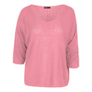 Chandail tricot à manches 3/4 pour femme M Italy