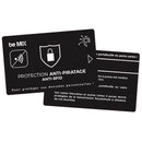 Carte anti-piratage RFID en métal