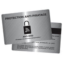 Carte anti-piratage RFID en métal