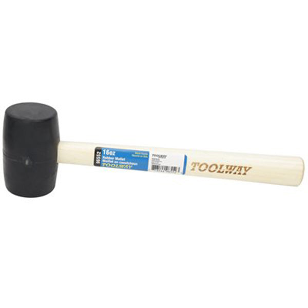 Rubber mallet with wood handle Toolway - Online exclusive