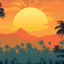 Tiki Towel Set of 2 washcloths