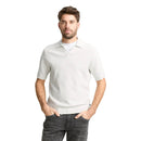 Tom Tailor men's short-sleeve textured knit polo shirt