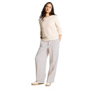 Pantalon ample en lin à taille haute - Tom Tailor