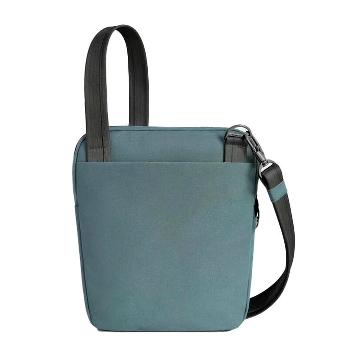 Mini Sac Bandoulière Travelon Antivol Courier – Gris Pierre – Dimensions 5,5 X 6,5 X 1,5 Pouces – Neuf Avec étiquettes
