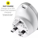 Adaptateur USB-C Monde-Royaume-Uni Go Travel