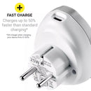 Adaptateur USB-C Monde - Union européenne Go Travel