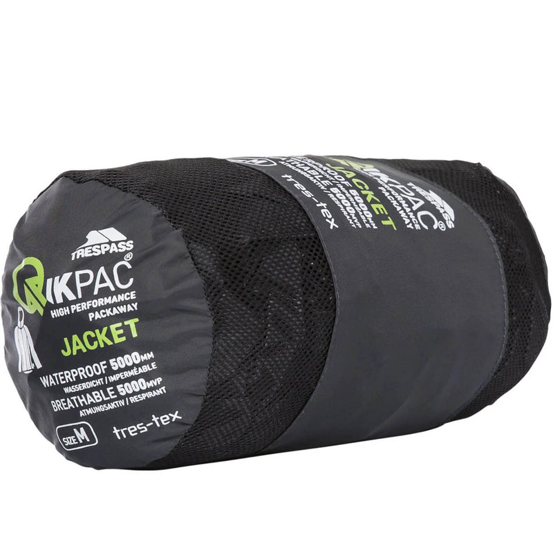 Trespass unisex Qikpac waterproof jacket